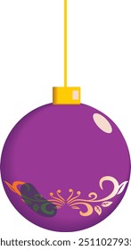 Christmas Colourful Bauble Vector Design