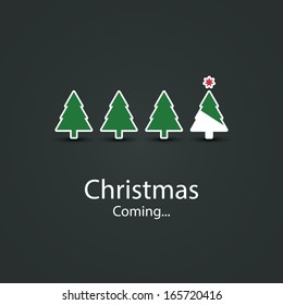 Christmas Coming - Christmas Card Design