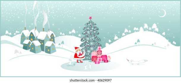 Christmas coming to the town