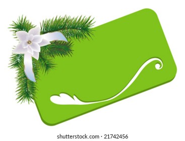 Christmas composition, background vector