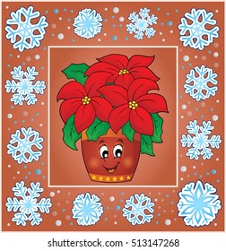 Weihnachtszusammenstellung Grußkarte 5 - eps10 Vektorgrafik.