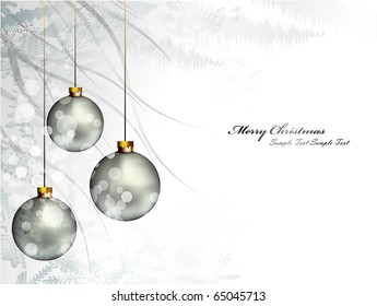 Christmas Composition | Vector Card EPS10