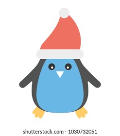 
christmas concept holiday penguin 
