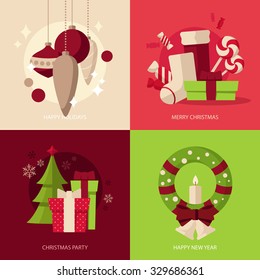 Christmas concept illustrations