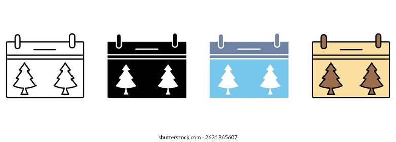 CHRISTMAS concept line icon. Simple element illustration.