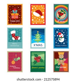 Christmas Concept Stamps