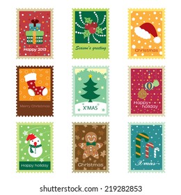 Christmas Concept Stamps