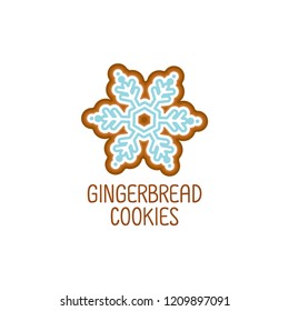 Christmas concept,cute gingerbread cookies for christmas. Isolated on white background