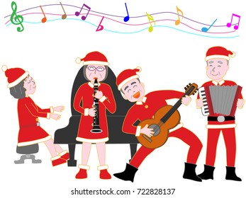 Christmas concert for the elderly.