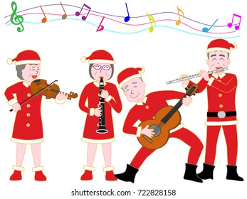Christmas concert for the elderly.