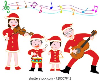 Christmas concert with family.