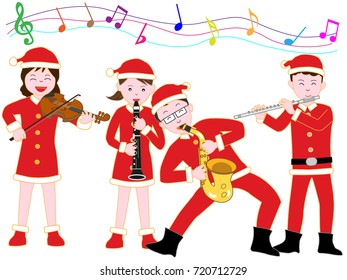 Christmas concert with family.