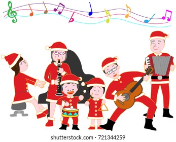 Christmas concert with family.