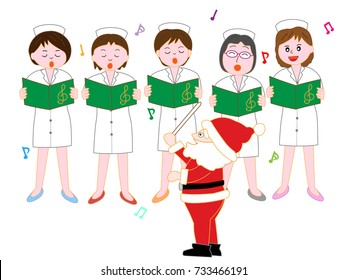 Christmas concert of medical staff.