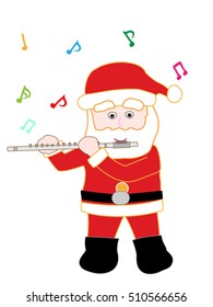 Christmas concert of Santa Claus.