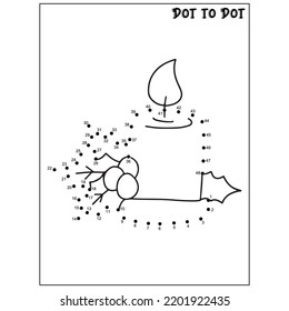 Christmas connect the dots | Dot to Dot activities

