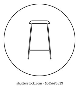 Christmas cookie black icon in circle
