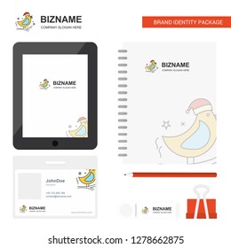 Christmas cookie  Business Logo, Tab App, Diary PVC Employee Card and USB Brand Stationary Package Design Vector Template