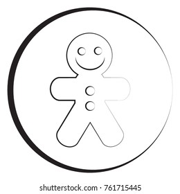 christmas cookie icon