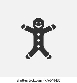Christmas cookie  icon illustration isolated vector sign symbol