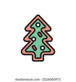 Christmas Cookie Icon Vector Illustration