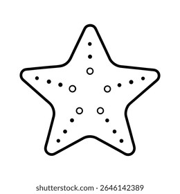a christmas cookie shaped like a star with dotted
