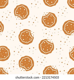 Weihnachtskekse Design Muster. Weihnachtsvektordesign-Muster. 