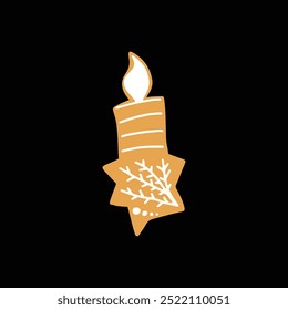 christmas cookies dessert.  Cute Cartoon vector illustration