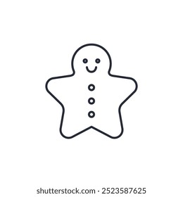 Christmas Cookies icon vector illustration. Christmas Cookies symbol isolated on white background