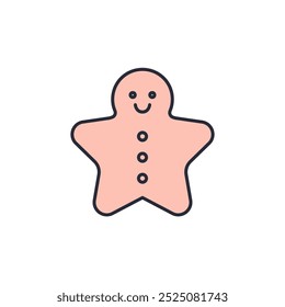 Christmas Cookies icon vector illustration. Christmas Cookies symbol isolated on white background