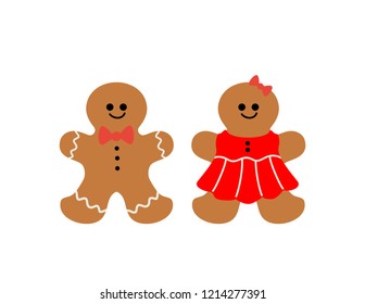 Christmas cookies isolated