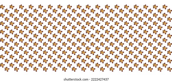 Christmas cookies pattern Design 226 wallpaper background vector