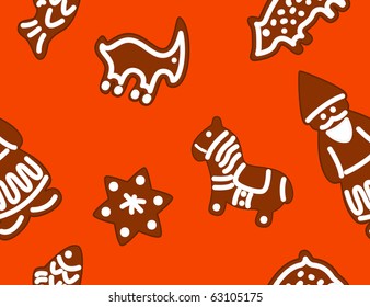 Christmas cookies seamless