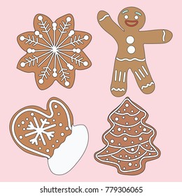 Christmas cookies set