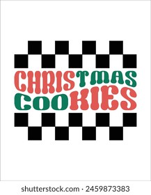 Christmas Cookies t shirt design.	