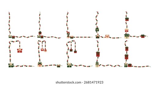 Weihnachtsecke mit Geschenkset