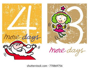 Christmas countdown -4 and 3 days