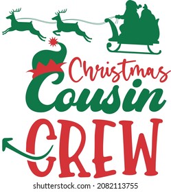 Christmas Cousin Crew Santa Clause Cap T-Shirt Christmas Tee Design
Christmas Cousin Crew Matching Family Group Outfit for all cousins, kids, toddlers, adults, men, woman, boys and girls! 