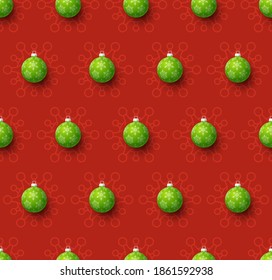 Christmas covid Seamless pattern vector illustration. Virus protection and Merry Christmas concept. Vector of New Year 2021 and Coronavirus Covid-19 during pandemic