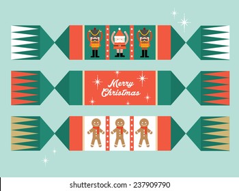 christmas cracker vector/illustration