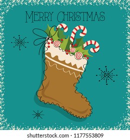 Christmas craft paper cards and gift tags set, hand drawn style. Vector illustration.