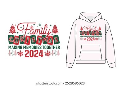 Christmas Crew Family Christmas 2024 T-shirt Design