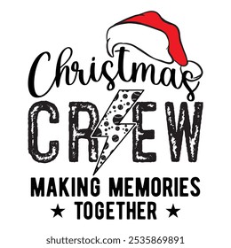 Christmas crew making memories together