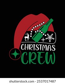 
CHRISTMAS CREW VECTOR TSHIRT DESIGN