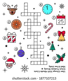 661 Christmas Crossword Puzzle Images, Stock Photos & Vectors ...