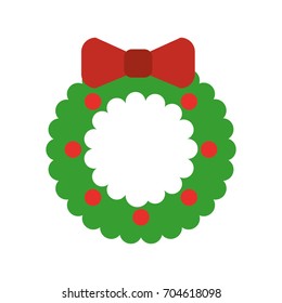 christmas crown isolated icon