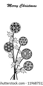 christmas crystal flower