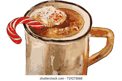 Christmas cup of cocoa 