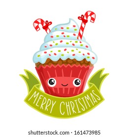 Christmas cupcake