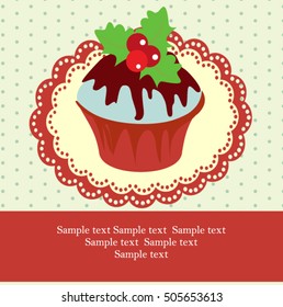 Christmas cupcake